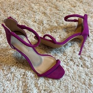 purple heels size 6